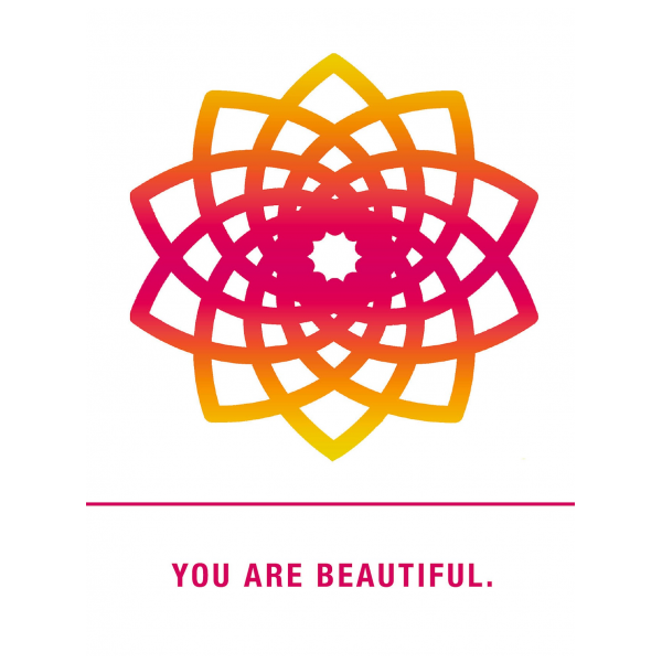You are beautiful. greeting card from the Empowerments collection.
