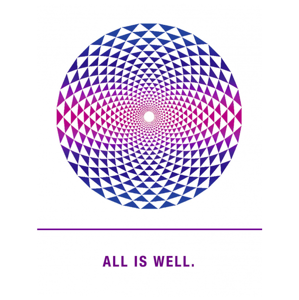 All is well. greeting card from the Empowerments collection.