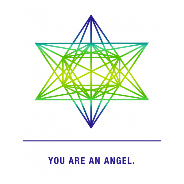 You are an angel. greeting card from the Empowerments collection.