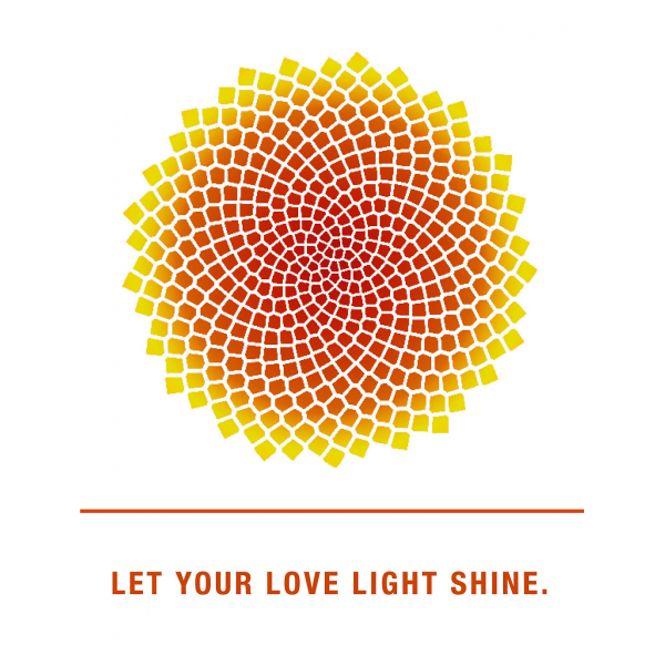 Let your love light shine. greeting card from the Empowerments collection.