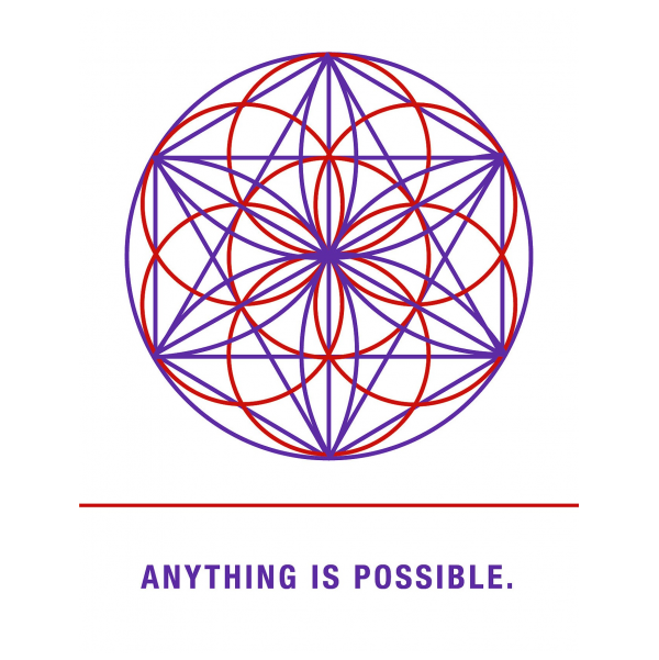 Anything is possible. greeting card from the Empowerments collection.