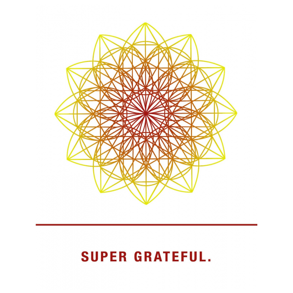 Super grateful. greeting card from the Empowerments collection.