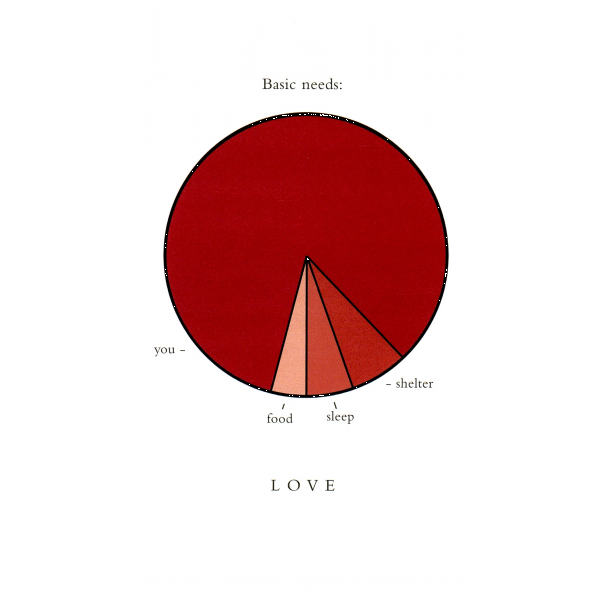 Love greeting card from the Graphitudes collection.