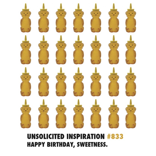 Birthday Sweetness greeting card from the Unsolicited Inspirations collection.