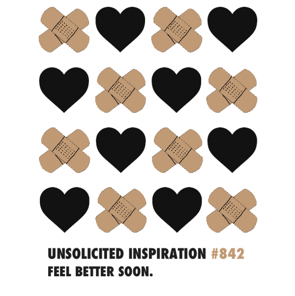 Feel Better greeting card from the Unsolicited Inspirations collection.